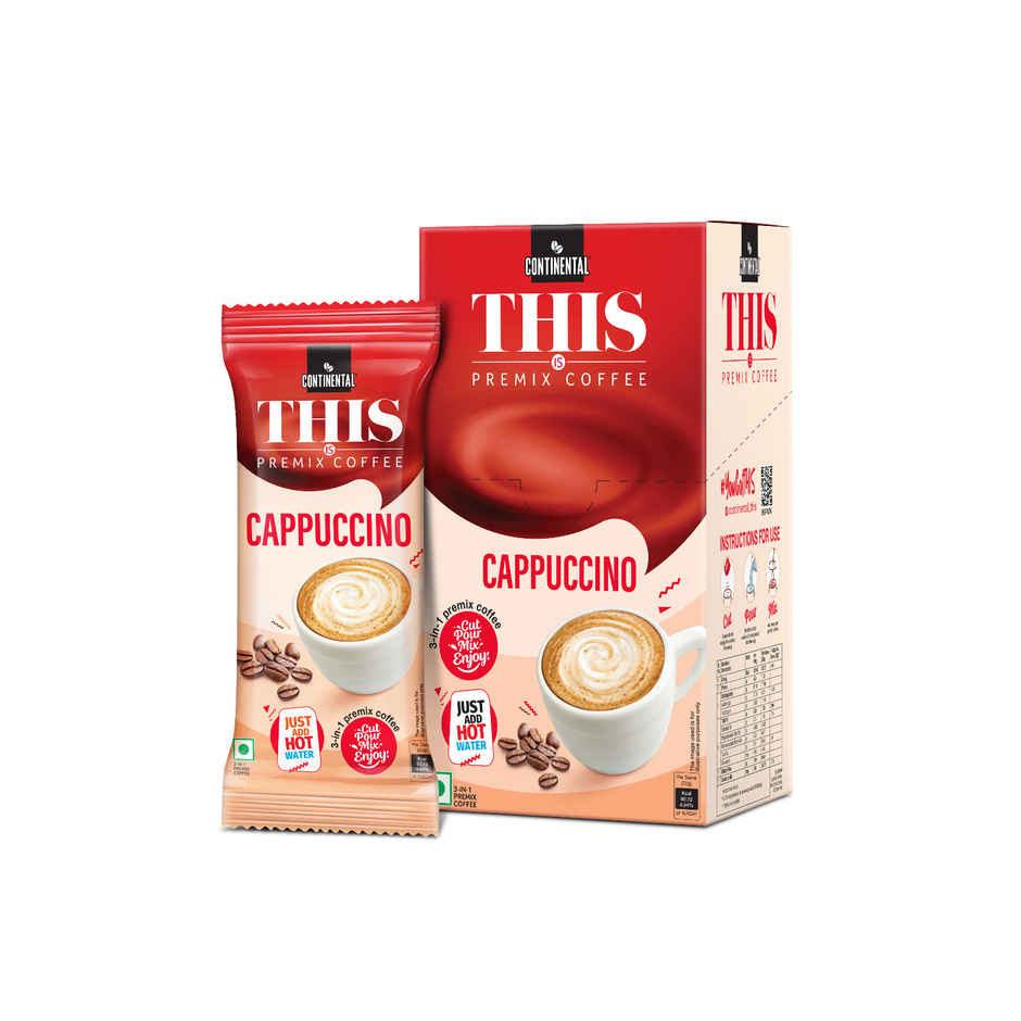 Continental THIS Premix Coffee Powder - Cappuccino | Sachet