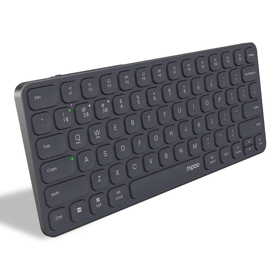 Rapoo E9050L Bluetooth Wireless Multi-Device Keyboard | Connect with 4 Devices | Grey