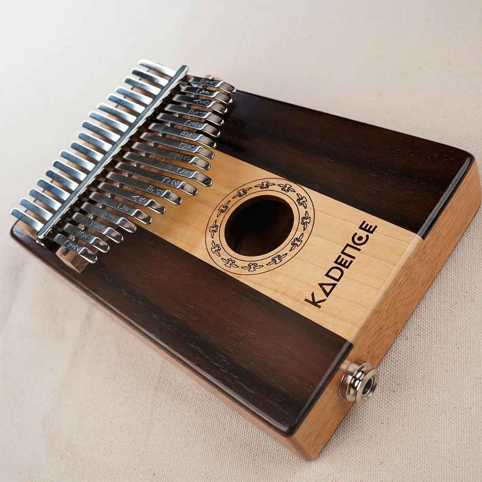 Kadence Kalimba 17 Keys Thumb Piano | Easy To Learn Portable Musical Instrument With Tuning Hammer