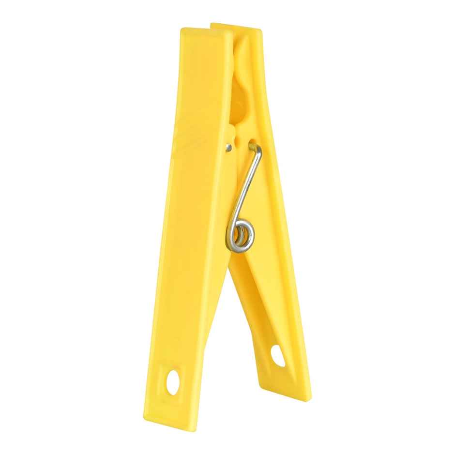 Sinco Megha Cloth Clips / Cloth Pegs - Pack of 1 (12 Pieces) - Yellow