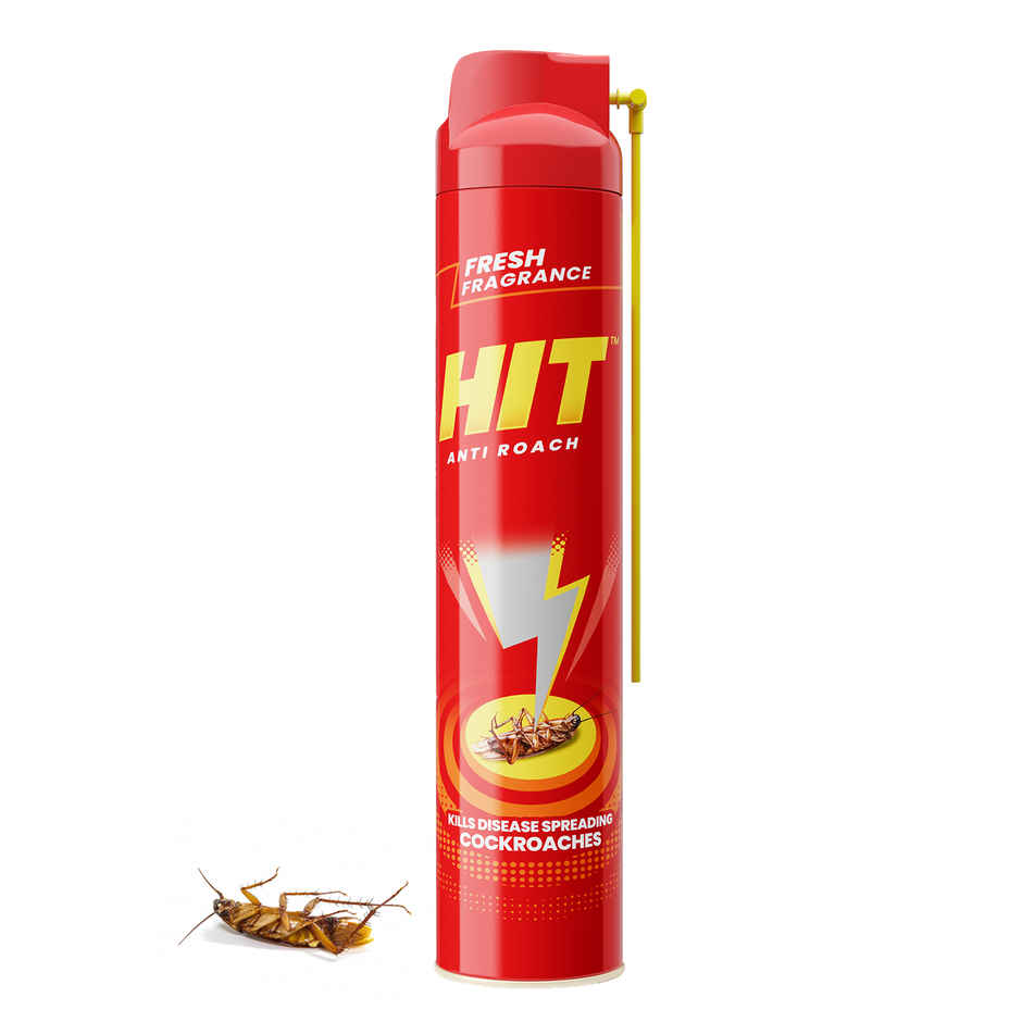 Hit Crawling Cockroach Killer Spray with Deep-Reach Nozzle