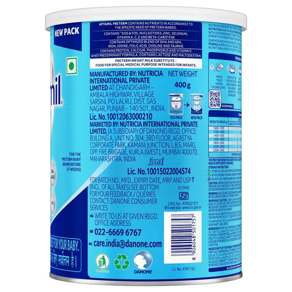Aptamil Preterm | Tin