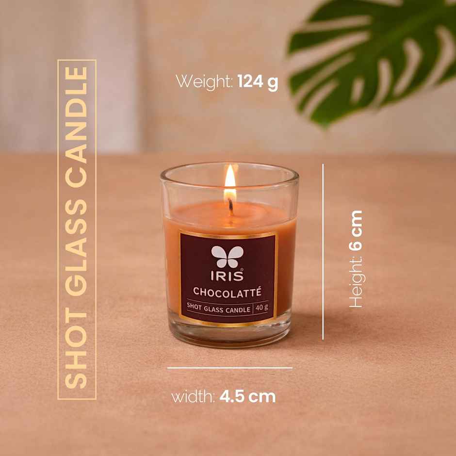 IRIS Shot Glass Candle | 40 gm each
