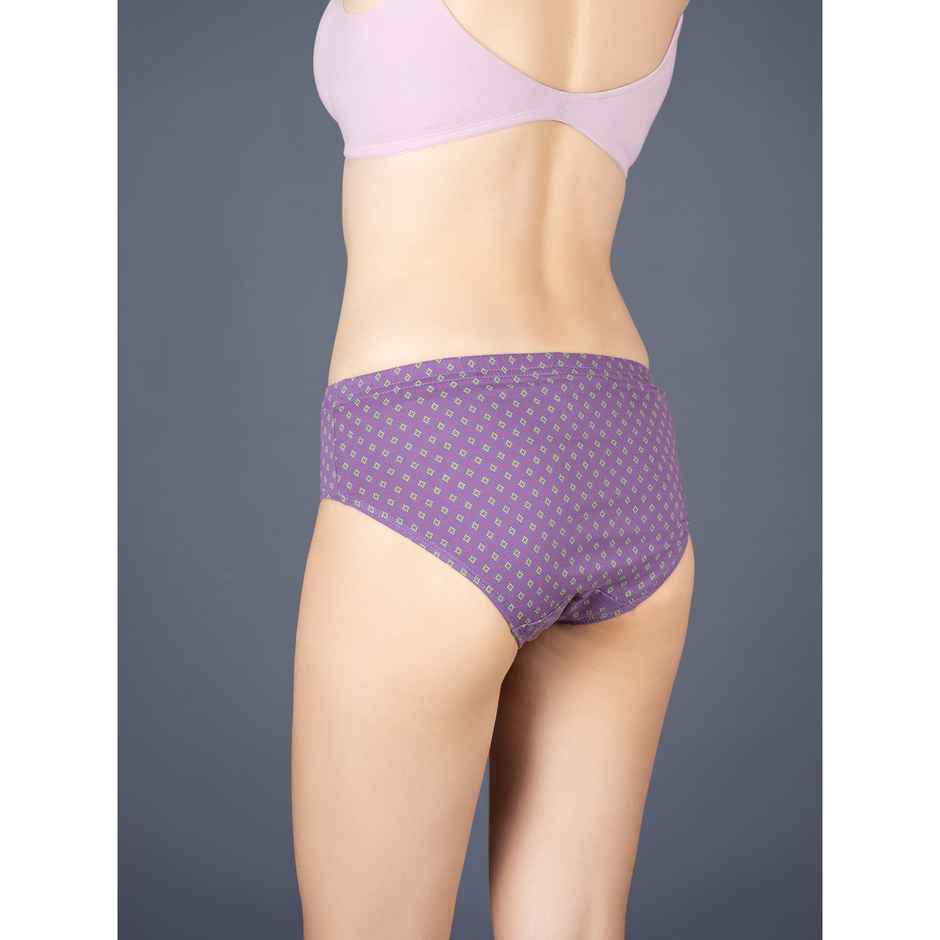 Lux Cozi Her Pure Cotton Hipster Printed Panty | Multicolor | Size-100 | Pack Of 6