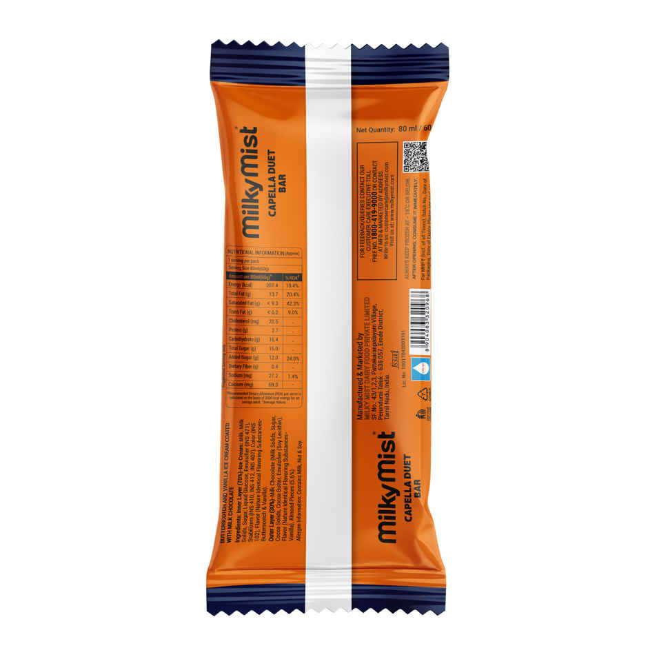 Milkymist Capella Bar Duet | Butterscotch & Vanilla Combo