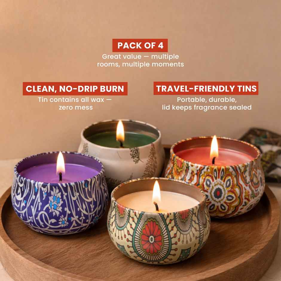 IRIS Aroma Tin Candle | Assorted Fragrance