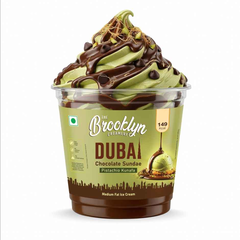 The Brooklyn Creamery Dubai Chocolate Sundae Ice Cream
