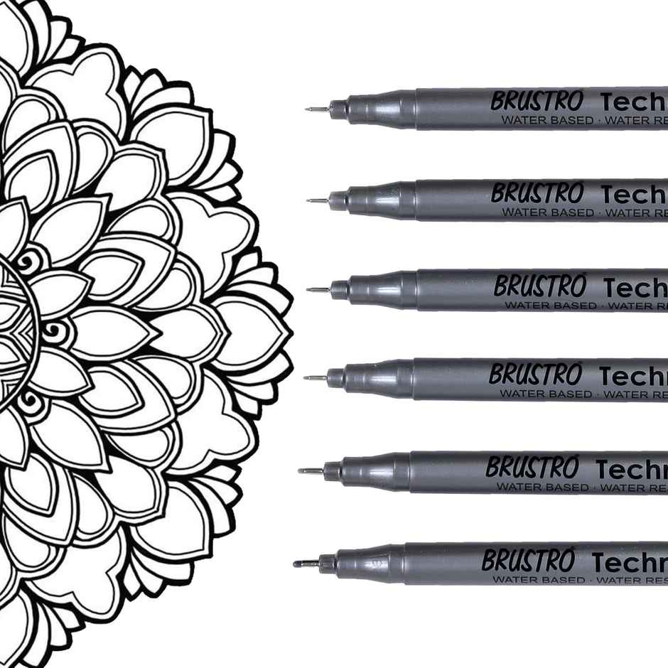 Brustro Technical Fineliner Pen | Black