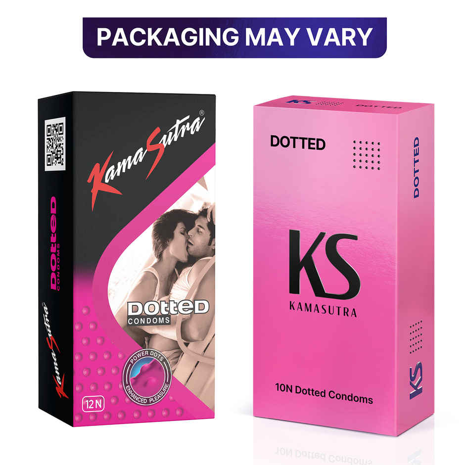 KamaSutra Dotted Condoms For Men | Safe & Comfortable