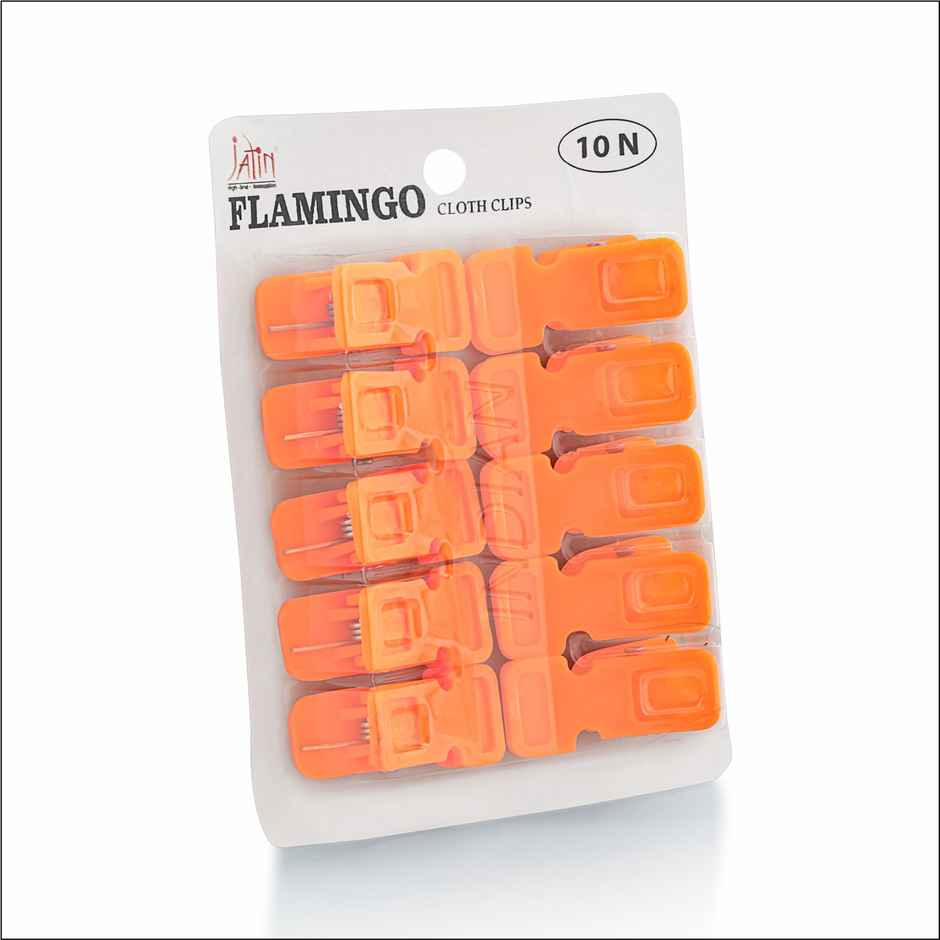 Jatin Flamingo Plastic Cloth Pegs | Assorted