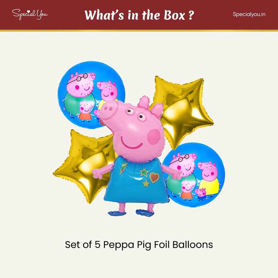 Peppa Pig Foil Balloon Set | Special You