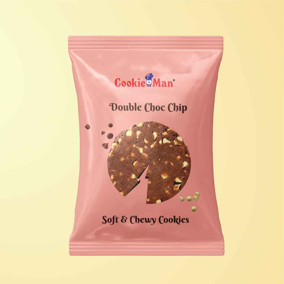 CookieMan Double Choco Chip Soft & Chewy Dessert Cookie