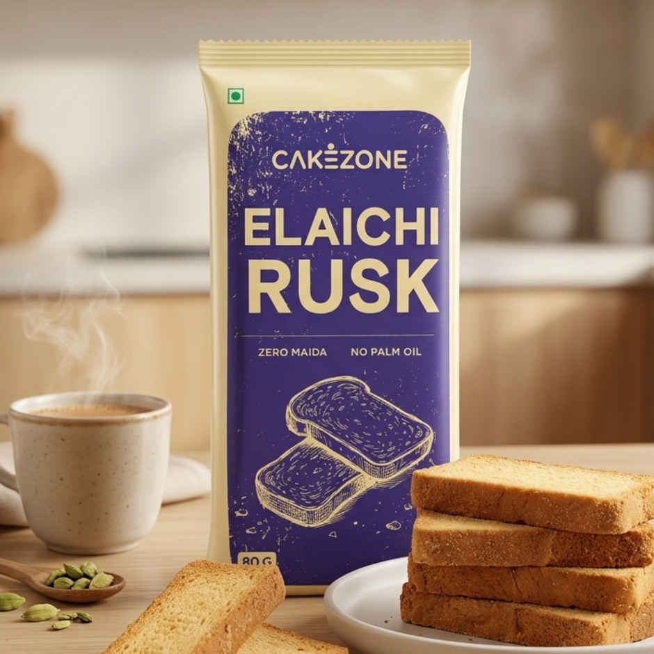 Cakezone Elaichi Rusk