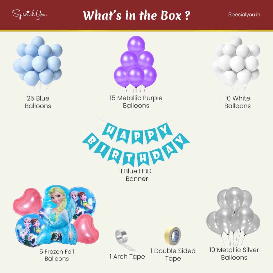 Frozen Theme Birthday Decor | Special You