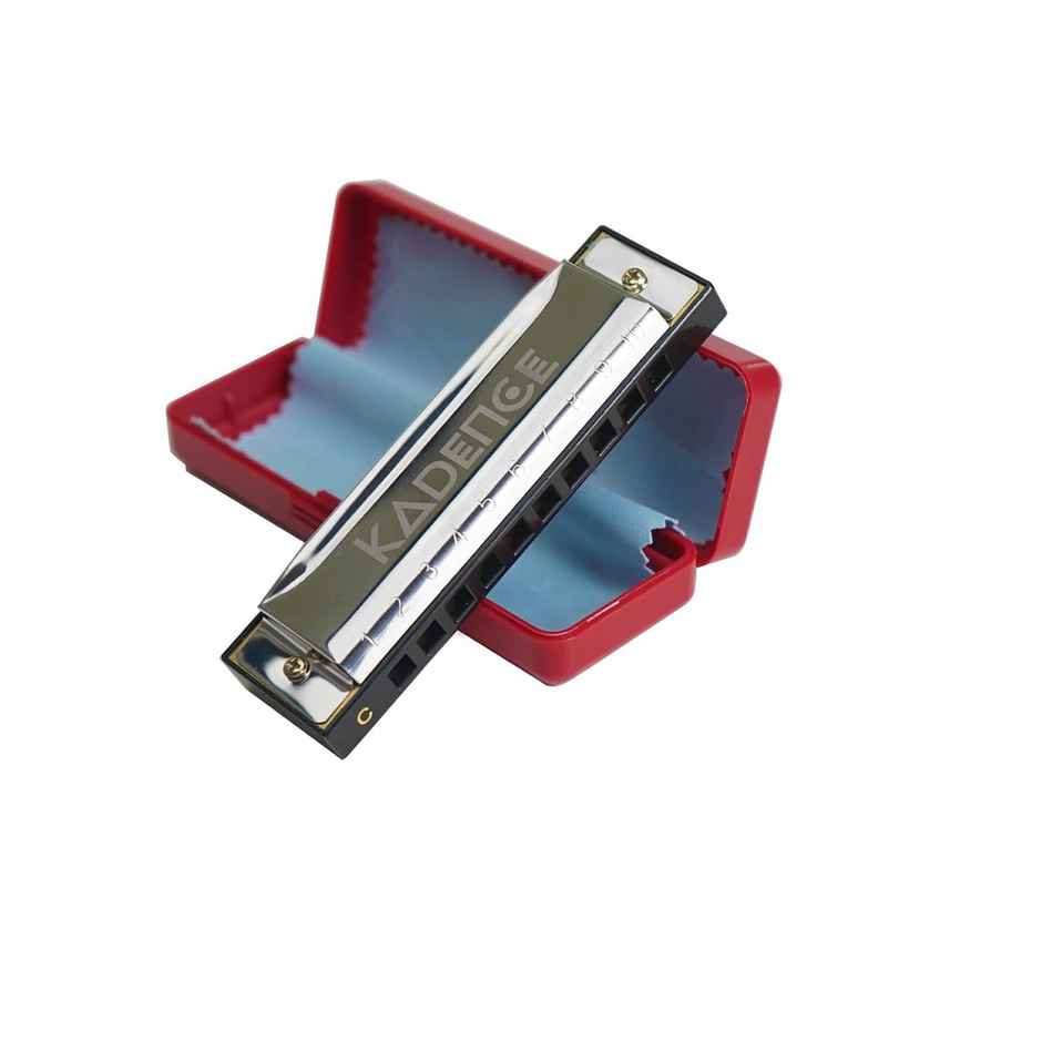 Kadence Daitonic Harmonica T104 with Learning Course | KAD-HR-T104 - Silver