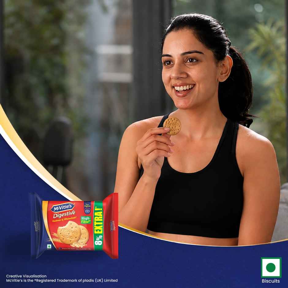 Mcvitie's Digestive High Fibre Biscuits With Goodness Of Wholewheat,Super Saver Family Pack