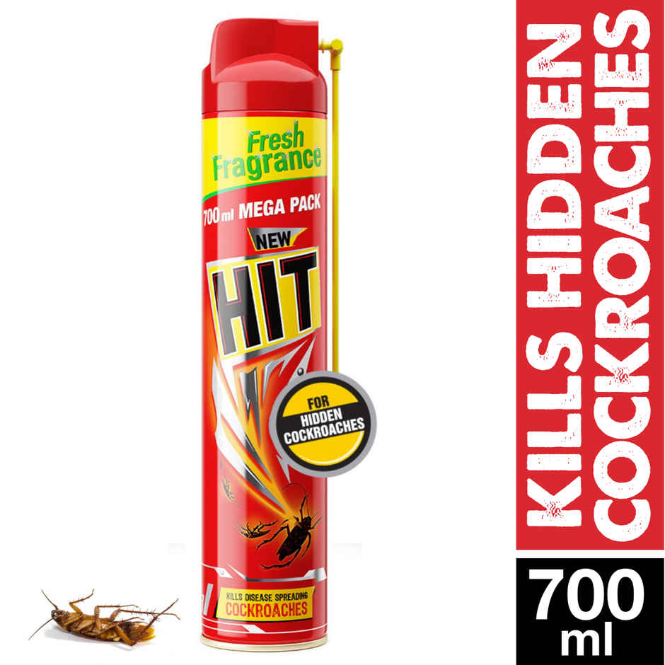Hit Crawling Cockroach Killer Spray with Deep-Reach Nozzle Combo