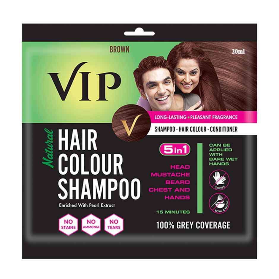 Vip Hair Colour Shampoo Brown