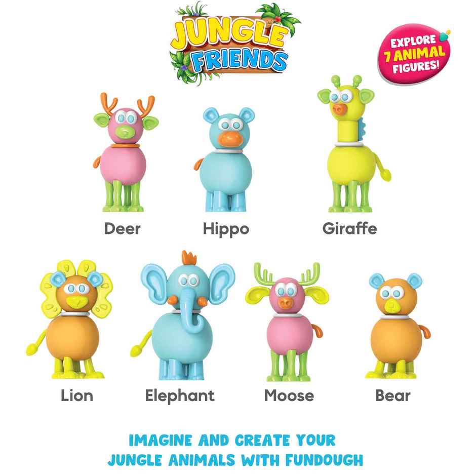 Funskool Fundough Jungle Friends 1733000