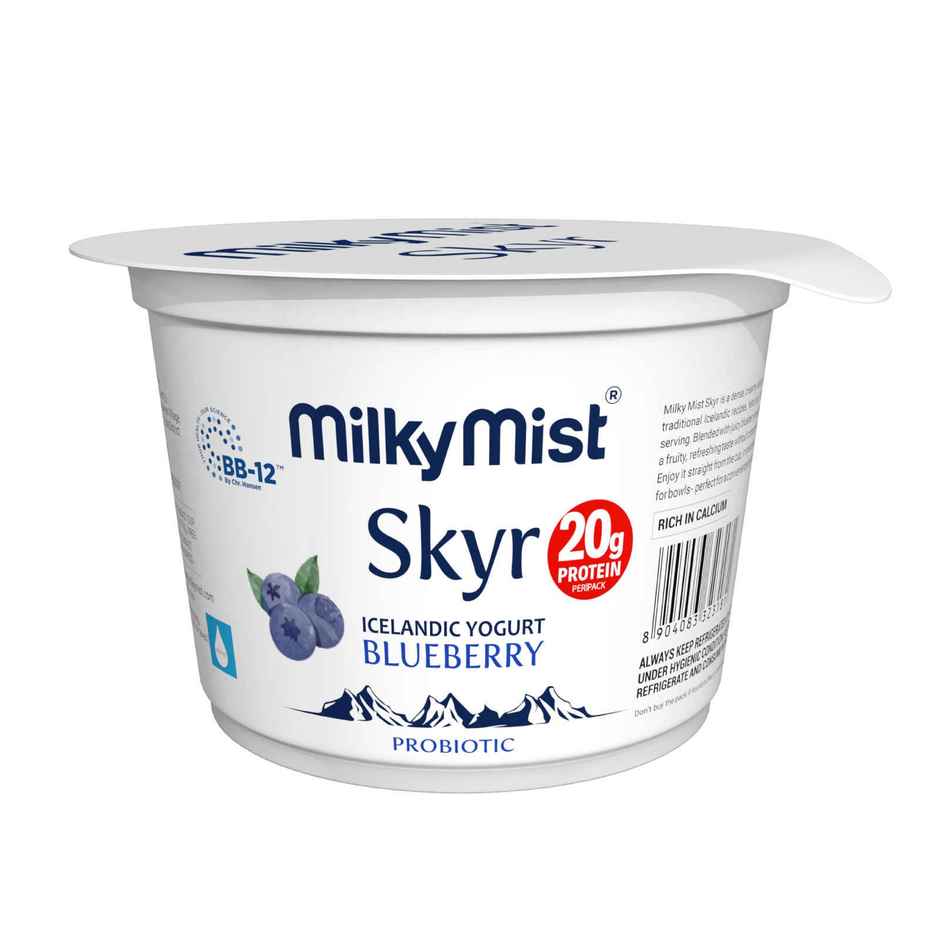 Milky Mist Skyr Blueberry Yogurt