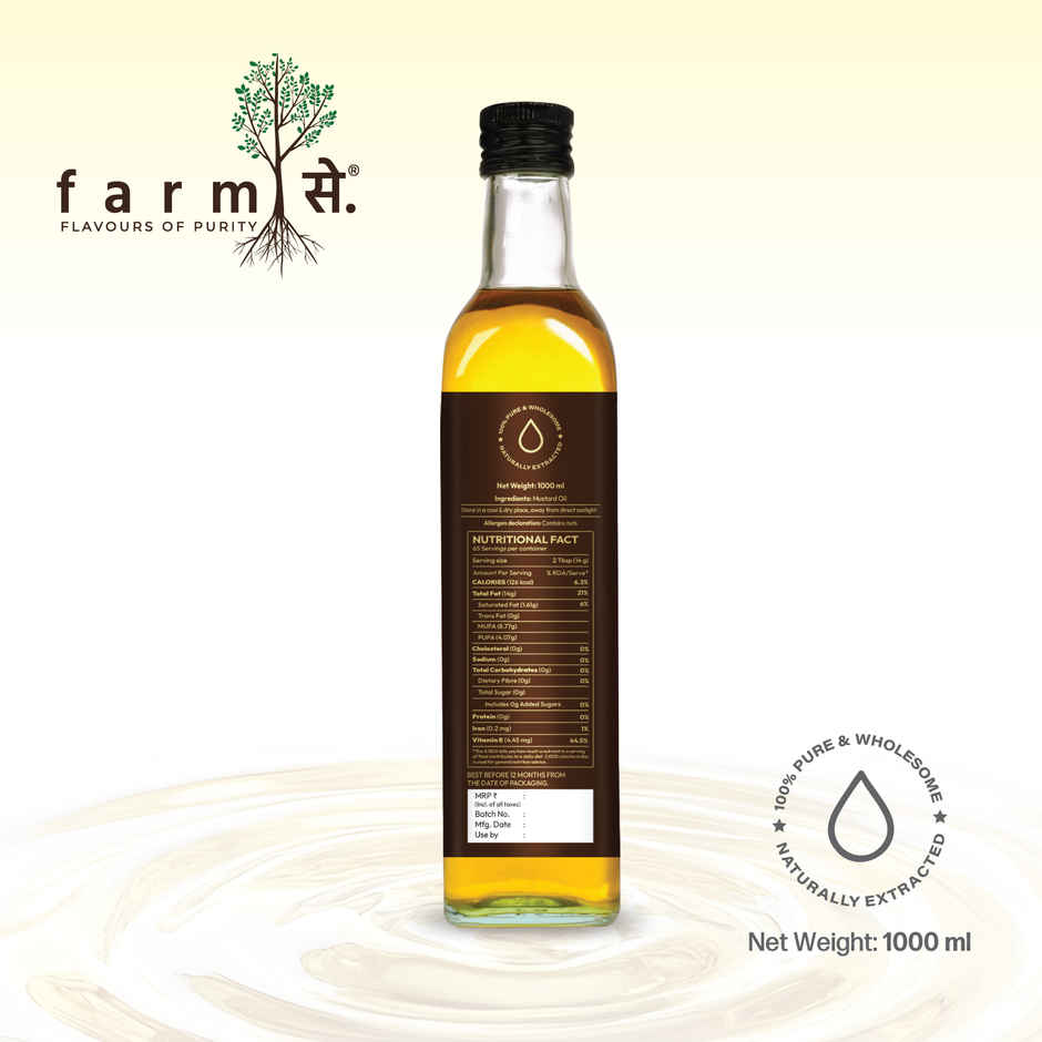 Farmse Cold Pressed Mustard Oil