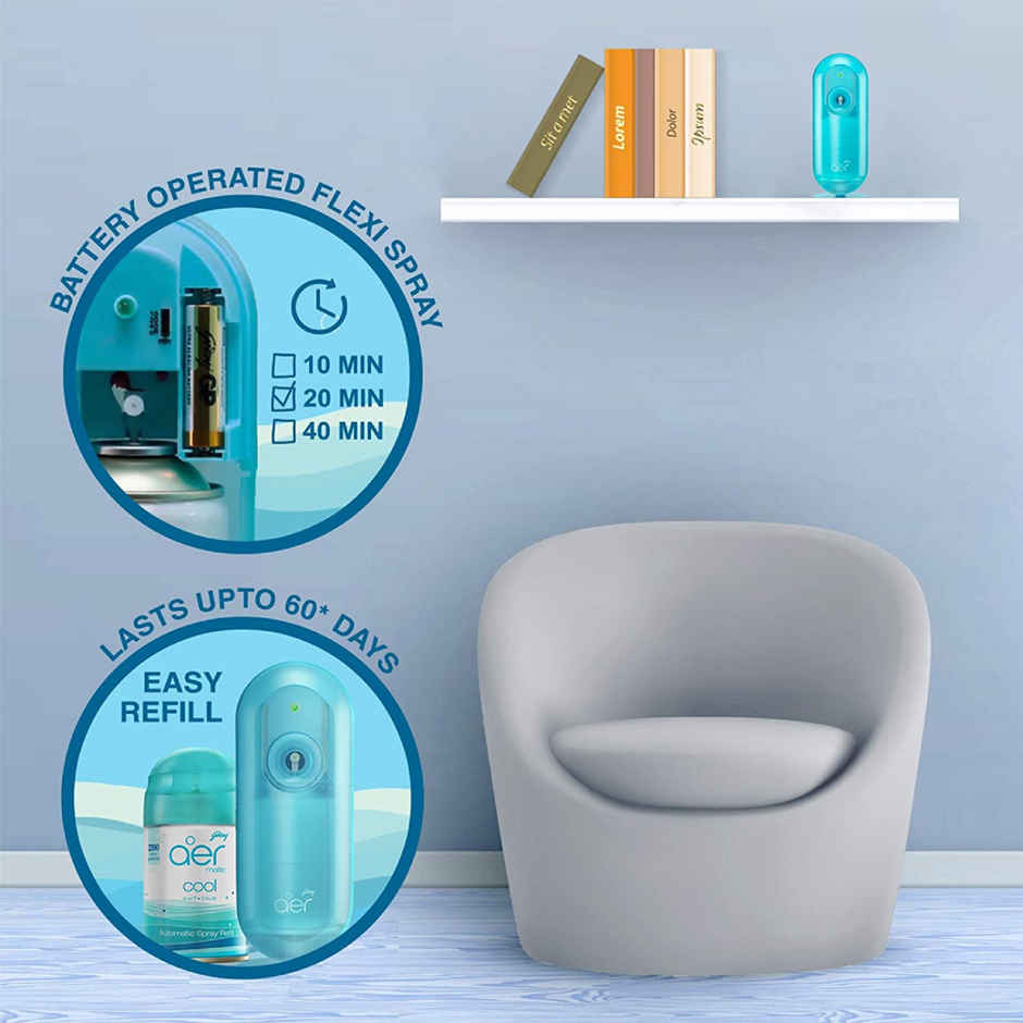 Godrej Aer Matic Cool Surf Blue Automatic Room Fresheners Refill