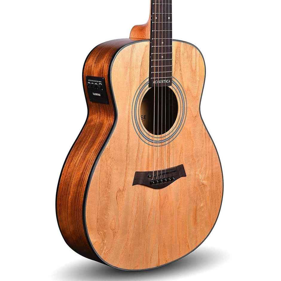 Kadence Guitar Acoustica Series | Ash Wood Electric Acoustic Guitar| 36 Inch