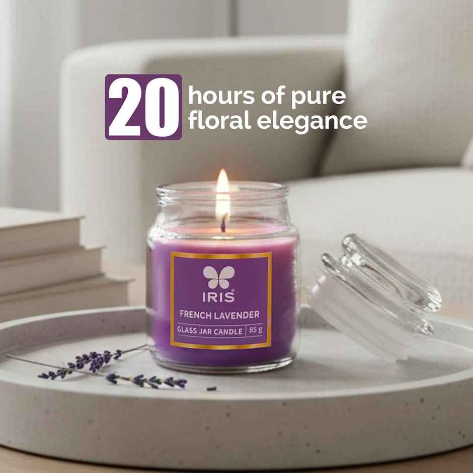 IRIS French Lavender Fragranced Yankee Jar Candle