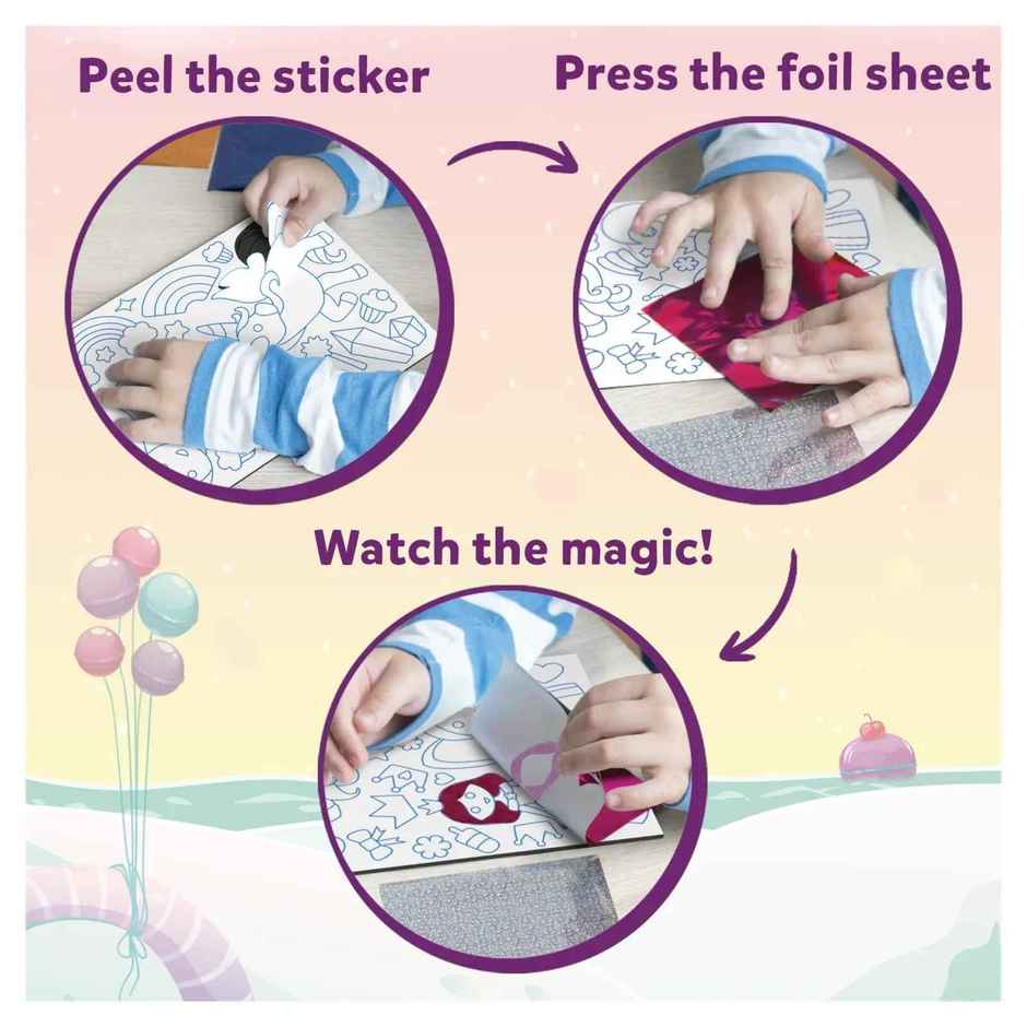 Skillmatics Art & Craft Activity - Foil Fun Unicorns & Princesses