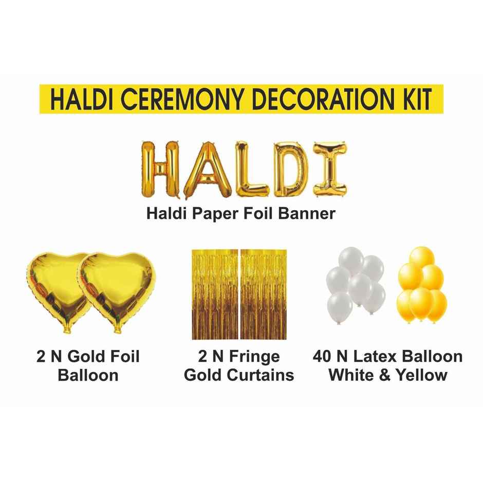 Haldi Ceremony Decoration Kit | Let's Vybe