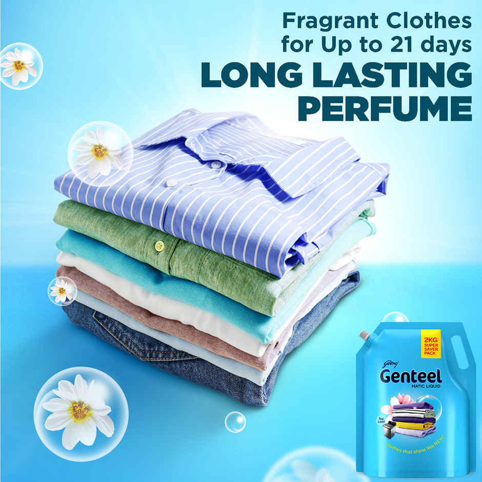 Godrej Genteel Matic Top Load Detergent Liquid Pouch Combo