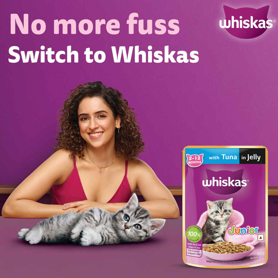 Whiskas Junior Tuna in Jelly Wet Cat Food