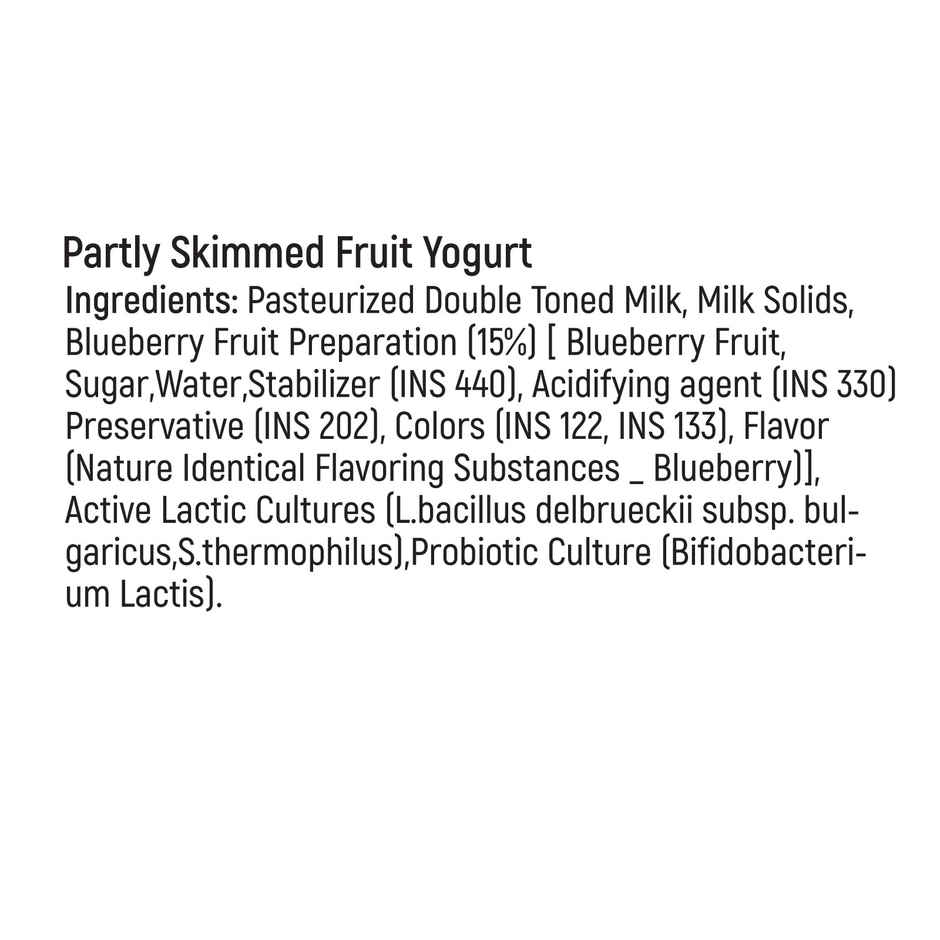 Milky Mist Greek Yogurt Blueberry Combo  