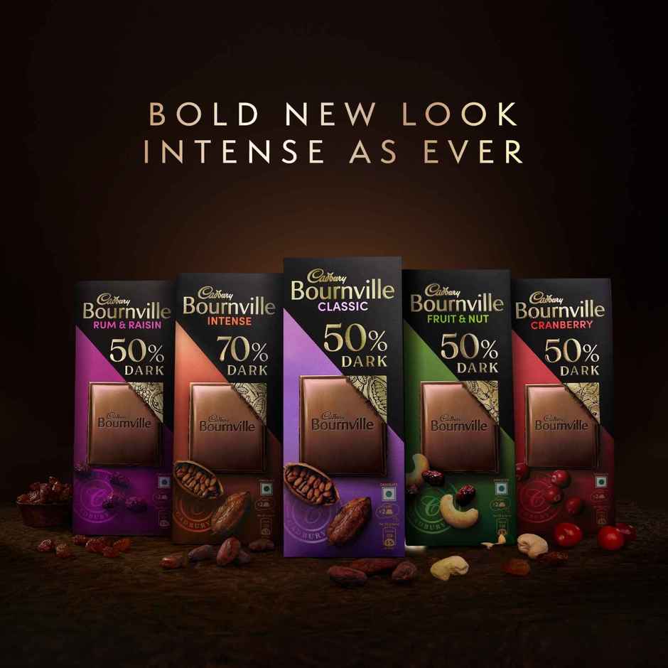 Cadbury Bournville Rich Cocoa 50% Dark Chocolate Bar