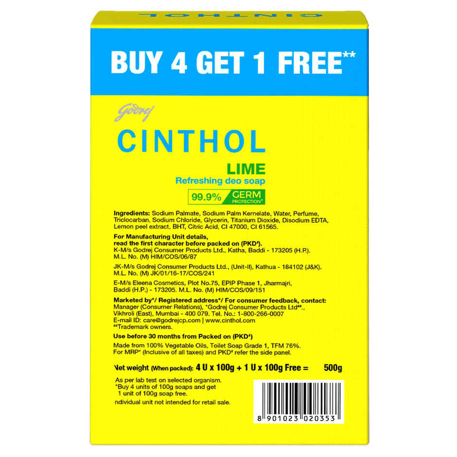 Cinthol Lime Bath Soap