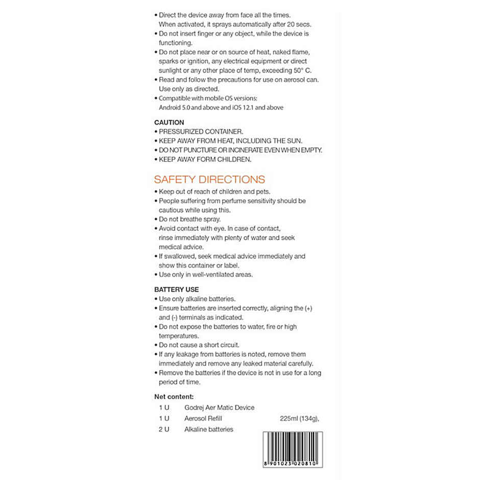 Godrej Aer Smart Matic Alive Automatic Bluetooth Enabled Room Fresheners | Machine + Refill