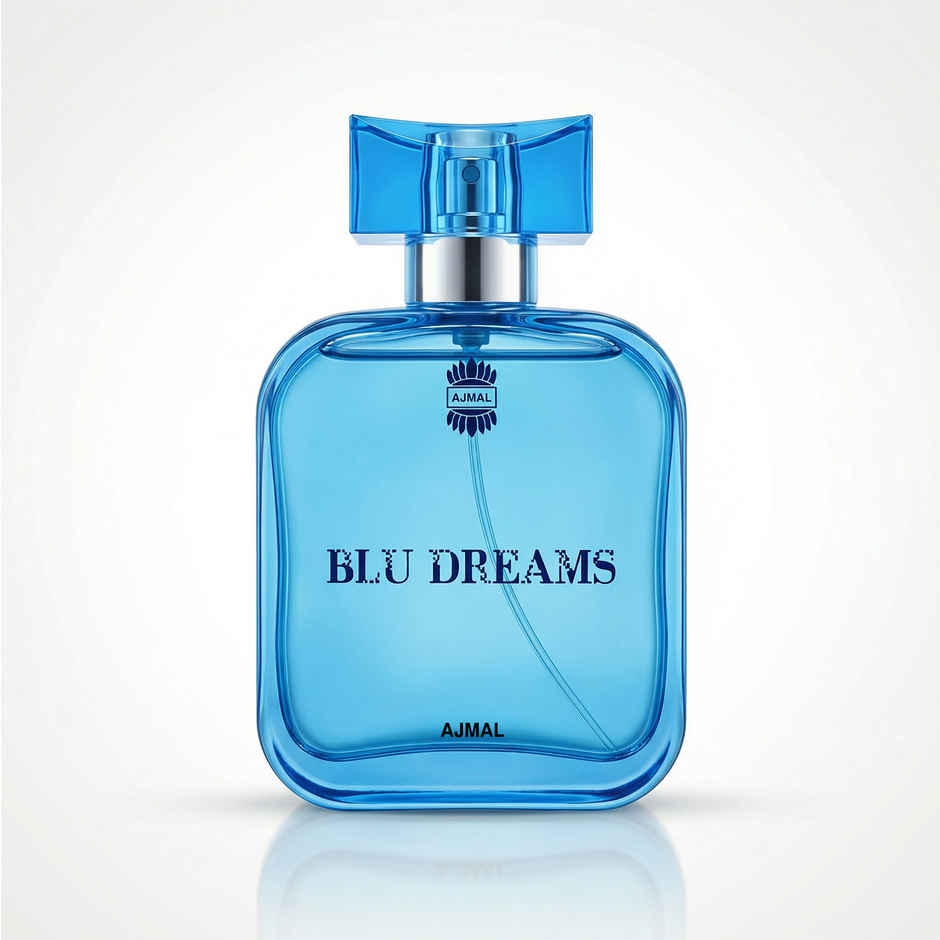 Ajmal Blu Dreams Eau De Parfum | Long Lasting Scent Spray | Fougere Perfume Gift For Men