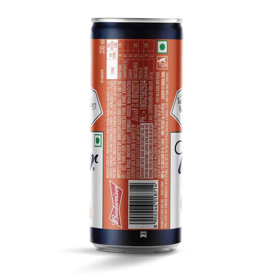 Budweiser 0.0 Nonalcoholic Peach Beer