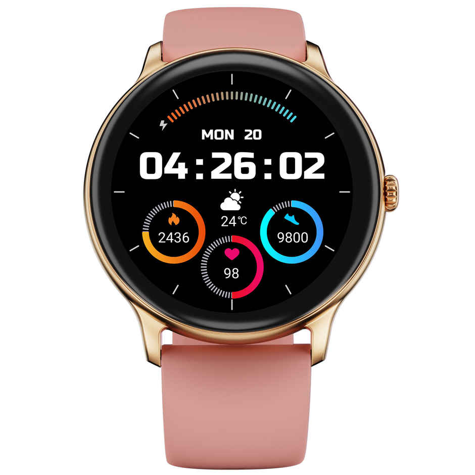 Fire Boltt Orbix 1.39 TFT BT Calling Smart Watch | Gold Pink