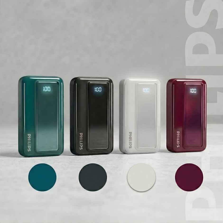 Philips DLP1711NB/94 10000mAh 22.5W Max Fast Charging Power Bank with Digital LED Display
