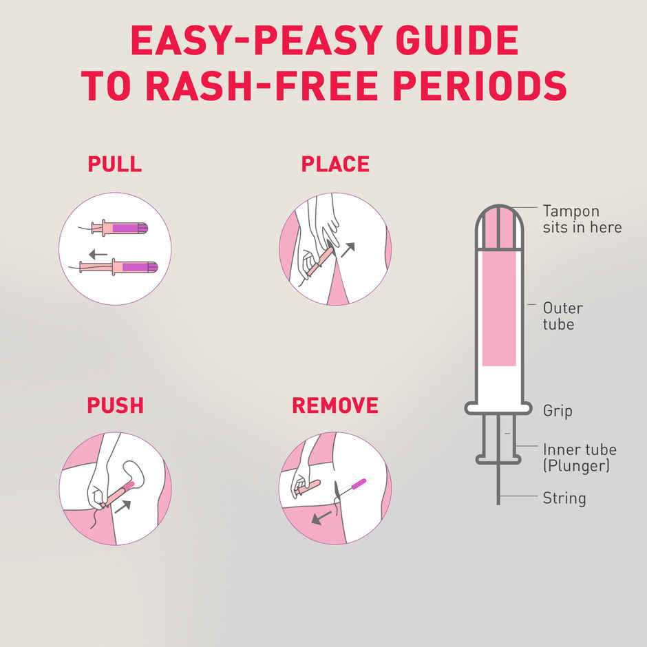 Sirona Applicator Tampon for Women | Normal Flow | Easy Insertion | Rash, Toxin & Fragrance Free | 8 Hours Leak Protection