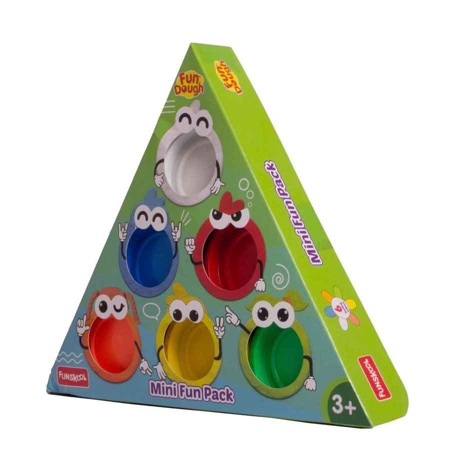 Fundough Mini Fun Pack, Play Dough, Child-Safe Clay