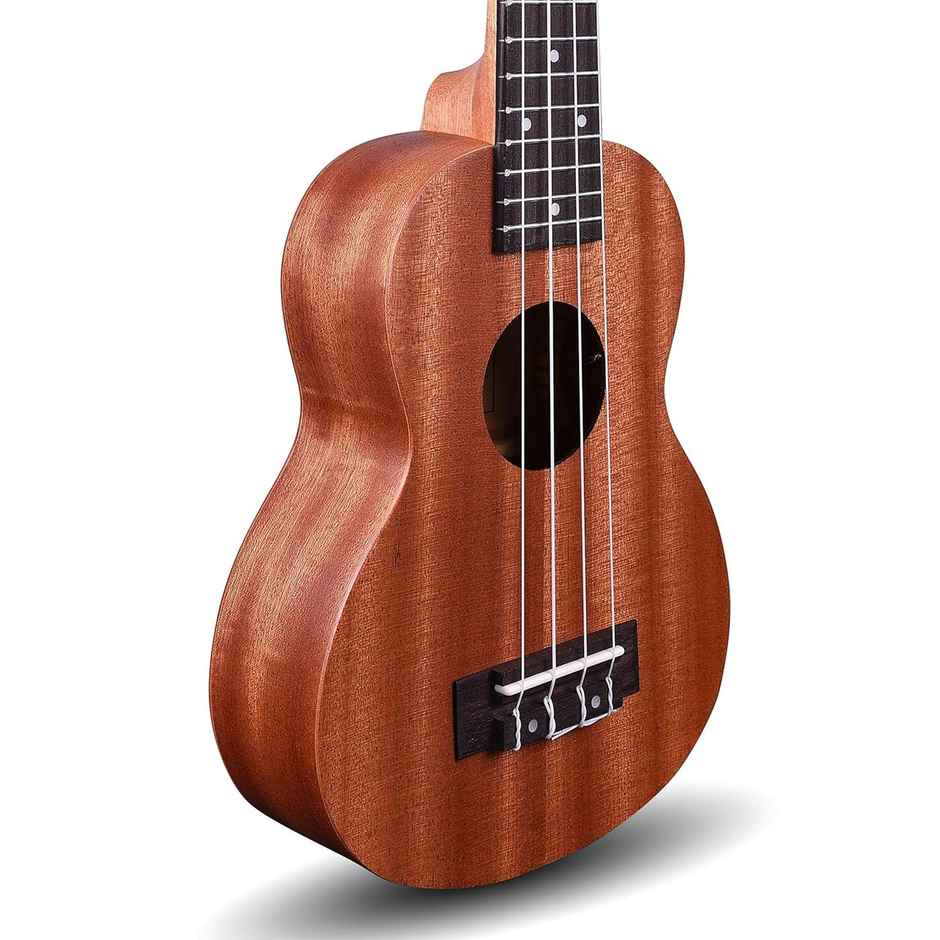 Kadence Wanderer Mahogany Ukulele, 21 Inch Soprano, Free Learning Course, Bag, Tuner & More
