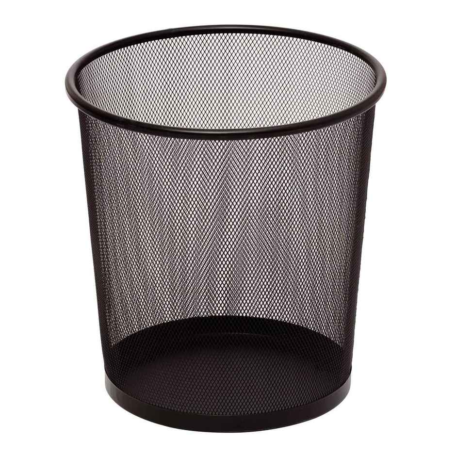 Chrome Mesh Dust Bin | Medium