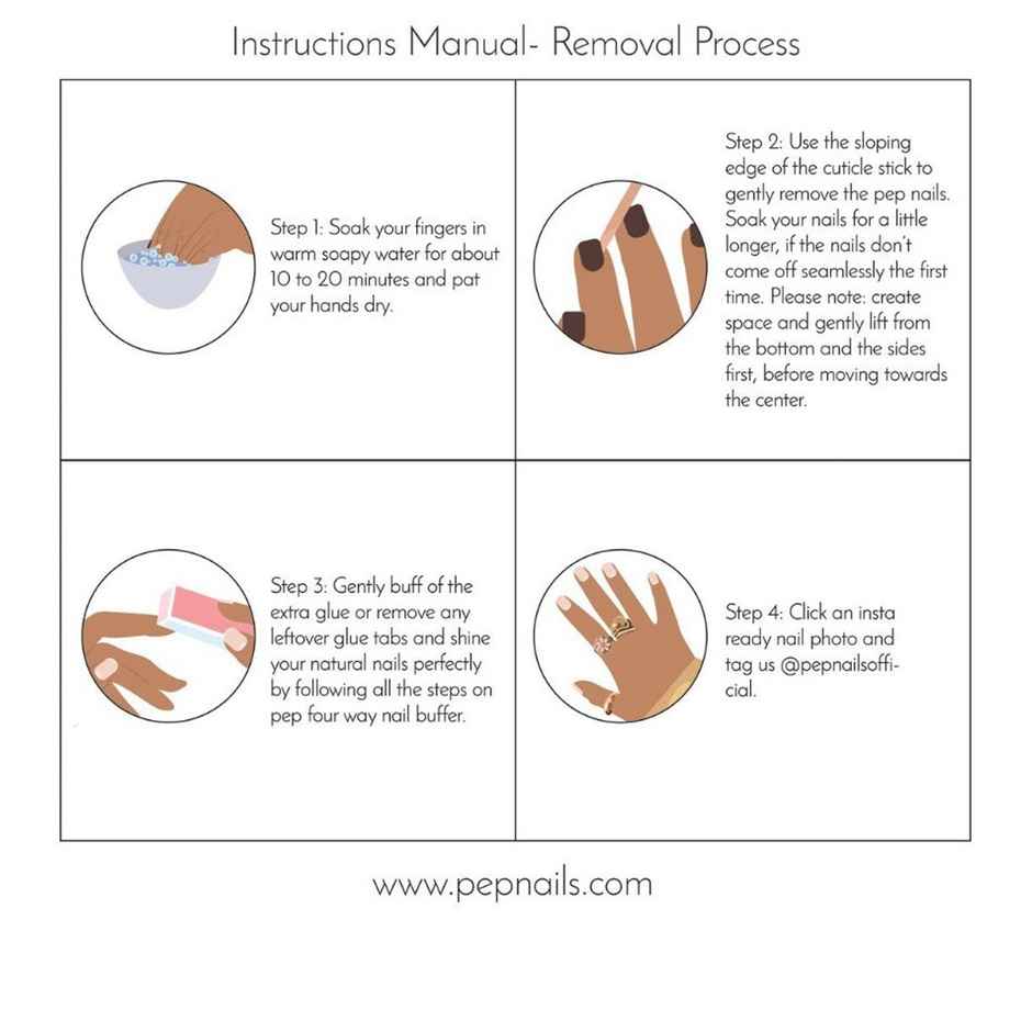 Pep Nails | Red | Glitter | Hand Nails | Round | Glossy Glitter Press On Nails | 24 Nail Tips