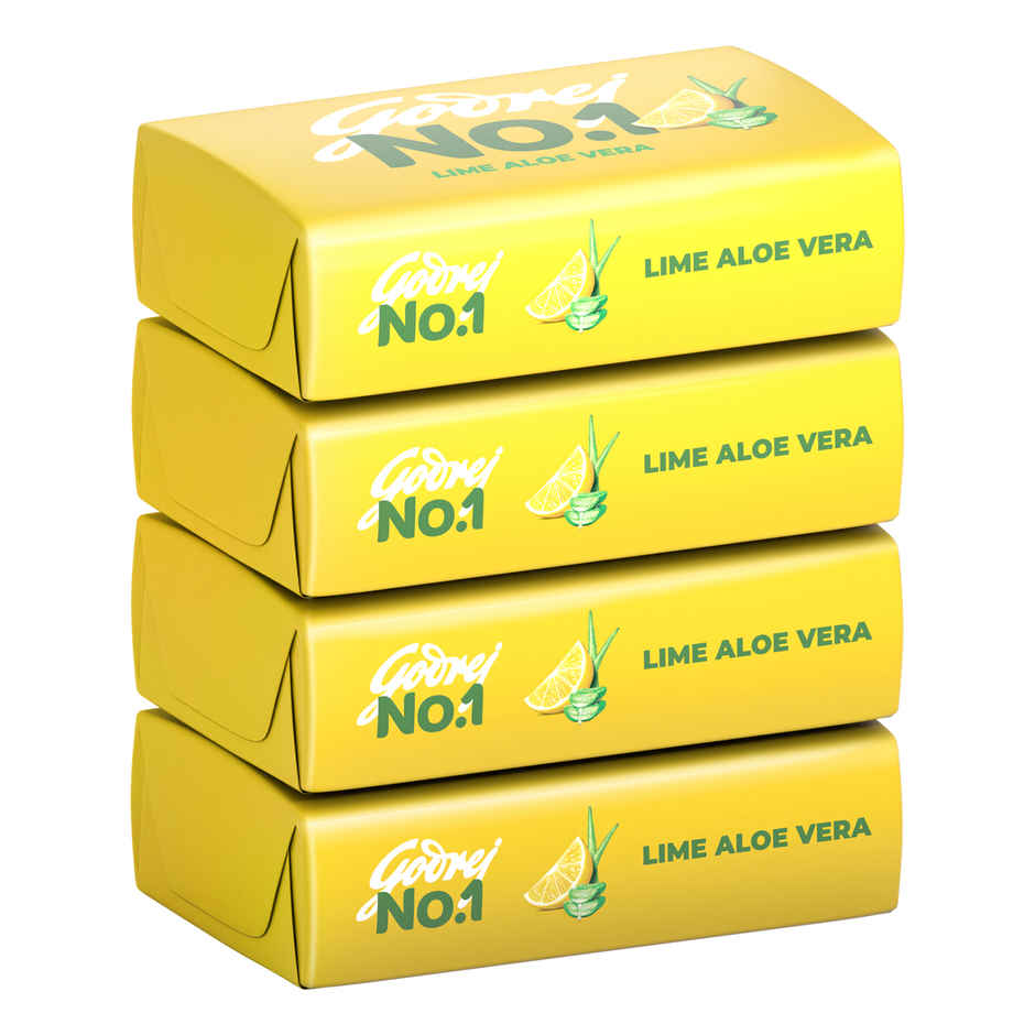 Godrej No.1 Bath Soap - Lime & Aloe Vera
