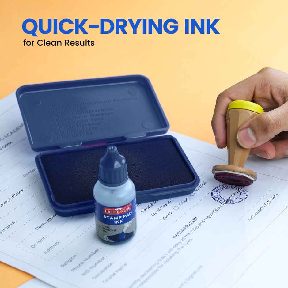 Soni OfficeMate Stamp Pad Violet Medium
