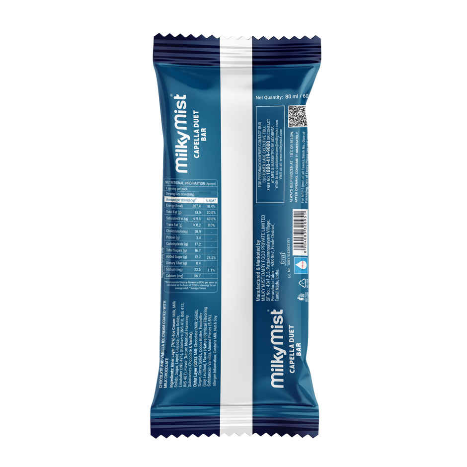 Milkymist Capella Bar Duet | Chocolate & Vanilla Combo 