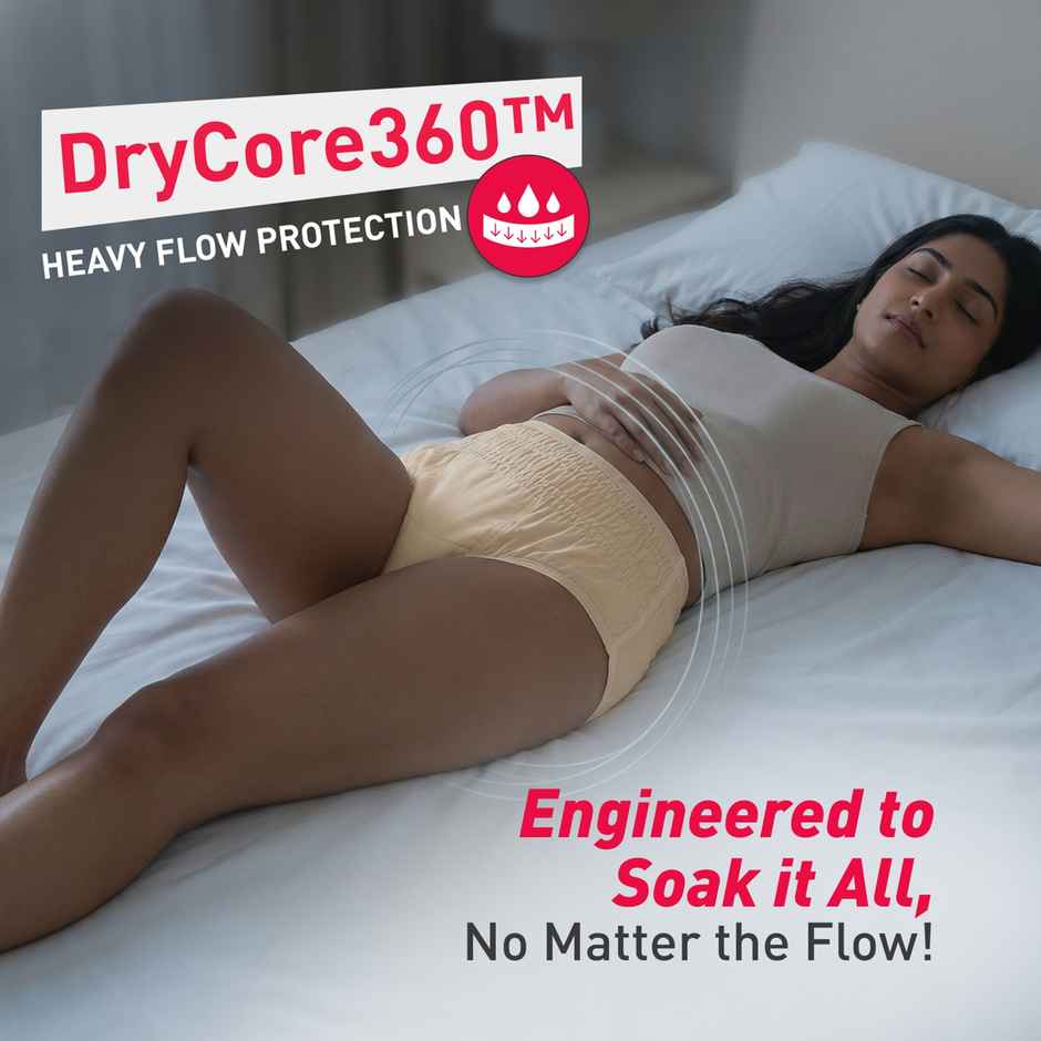 Sirona Disposable Period Panties S-M, 5x More Absorption, 100% Rash Free, Leak-Proof