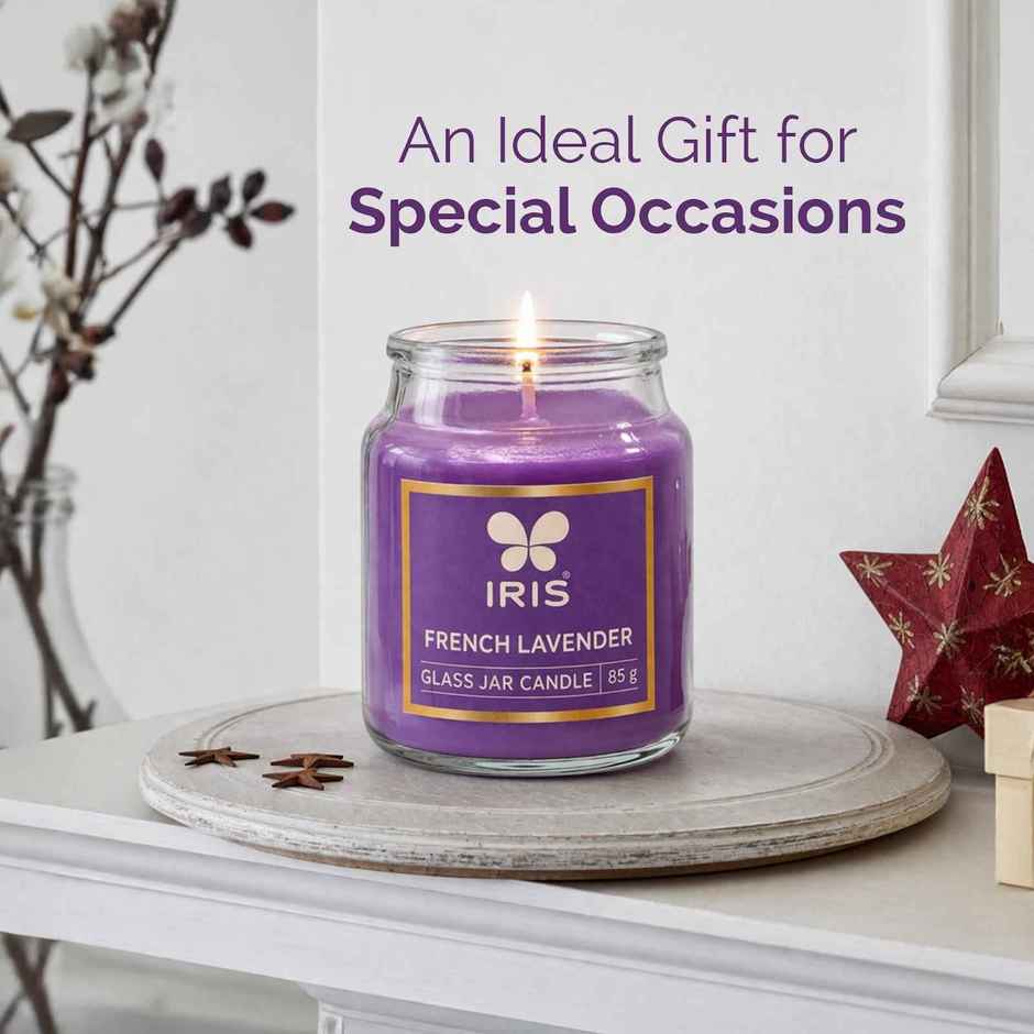 IRIS French Lavender Fragranced Yankee Jar Candle